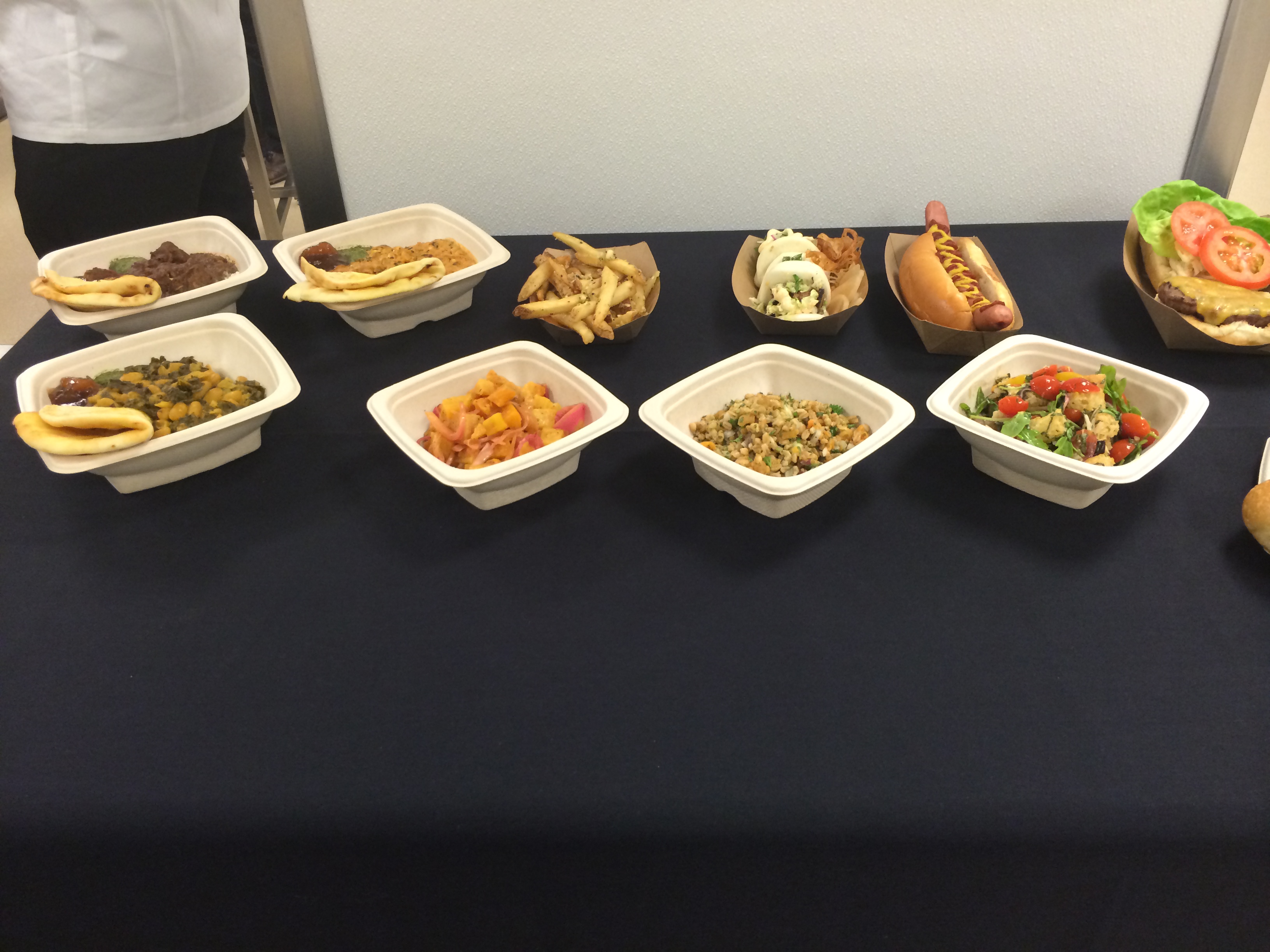 Some of the menu items to be offered at Levi’s Stadium. (CBS)