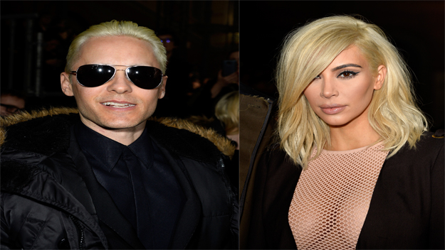 Jared Leto & Kim Kardashian Blonde (Photos by Pascal Le Segretain/Getty Images)