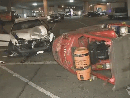 3 Hurt In Crash Between Forklift Car At Sf Produce Market Cbs San Francisco