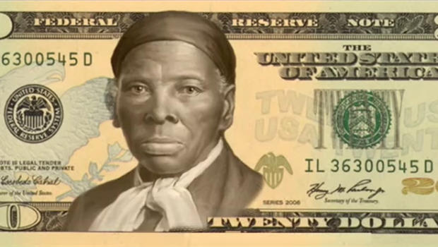 A $20 bill imagined with Harriet Tubman (CBS NEWS)