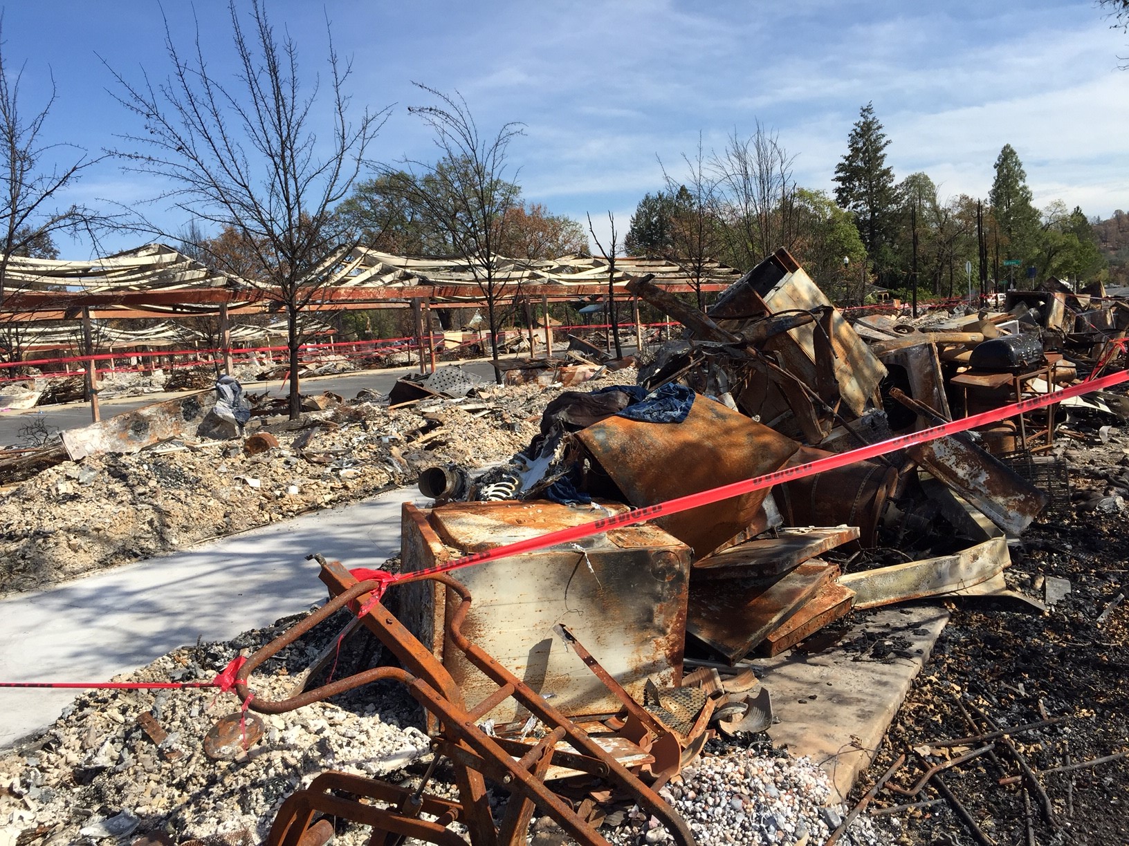 Valley Fire destruction