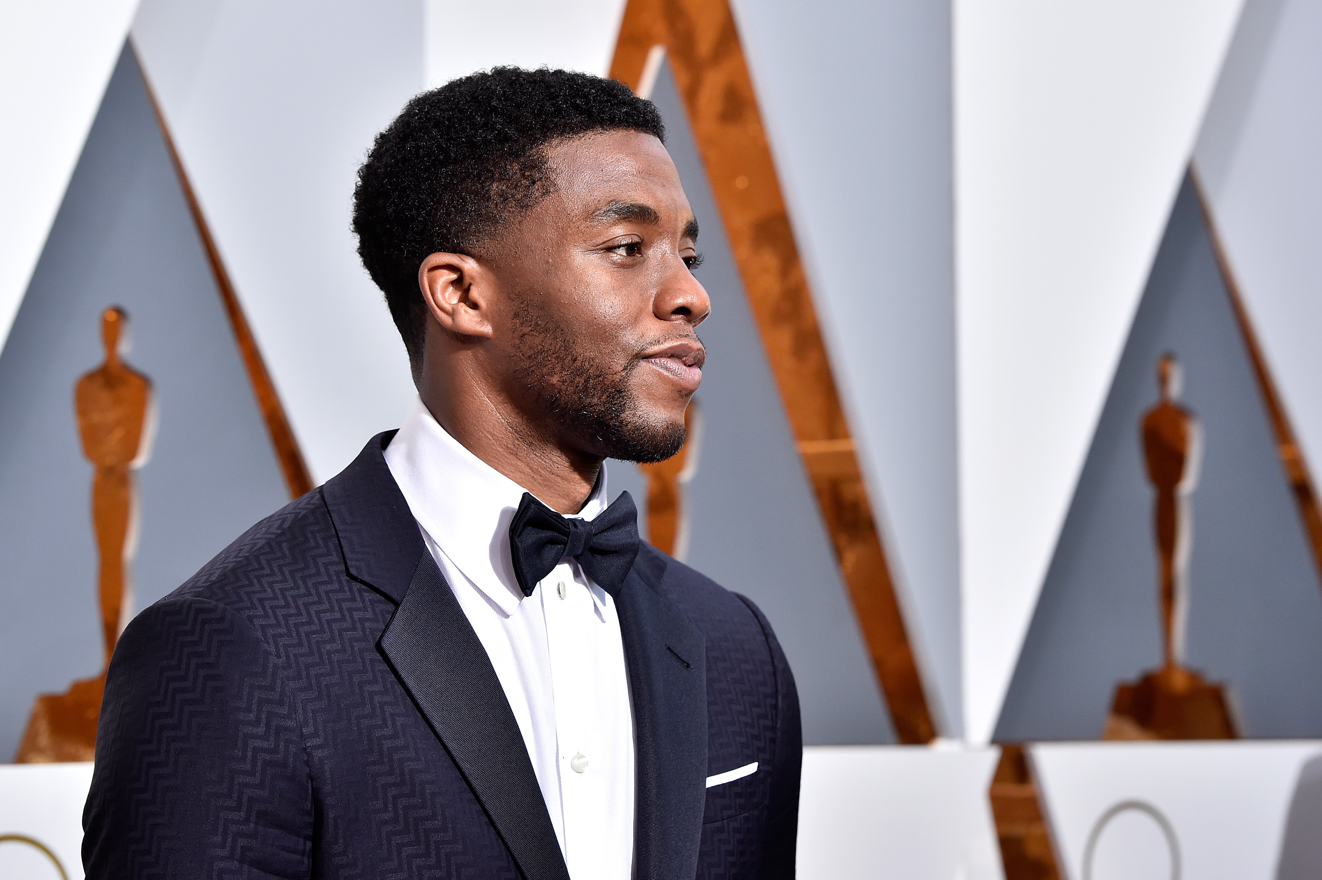 Actor Chadwick Boseman attends the 88th Annual Academy Awards. (Photo by Kevork Djansezian/Getty Images)