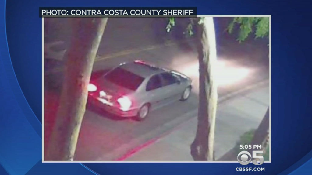 surveillance image of suspect vehicle in Pacheco casino robbery on April 25, 2016 (Contra Costa County Sheriff's Dept.)