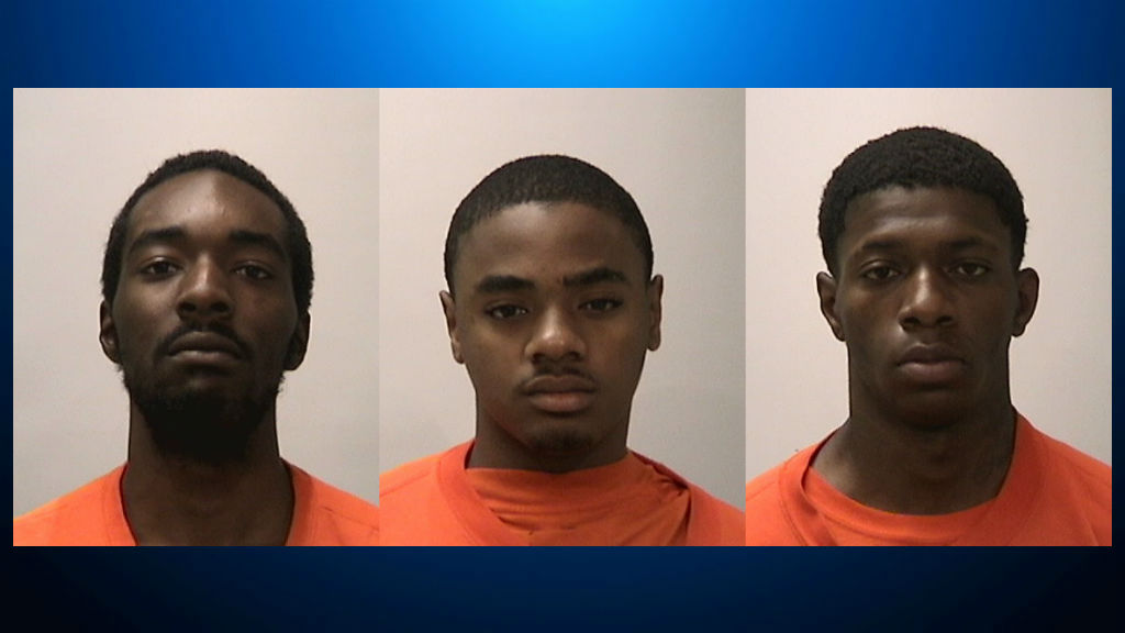 SF robbery suspects Kordell Carter, Lamar Fontenot, Pravin Lal (SFPD)
