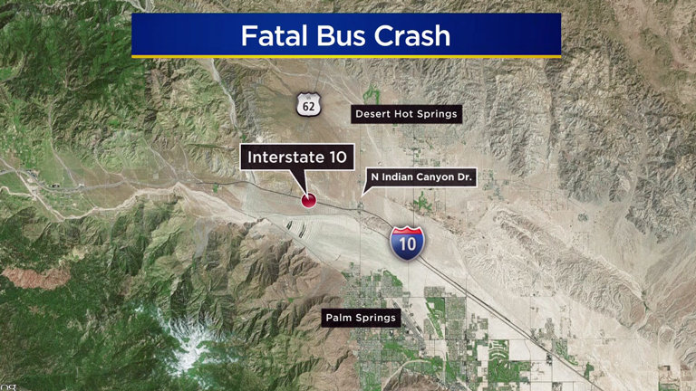 Deadly Tour Bus Crash Map