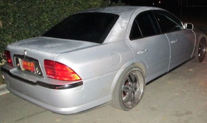 UCSC student kidnapping suspect vehicle owned by Jose Calderon Ortiz (UC Santa Cruz Police Department)