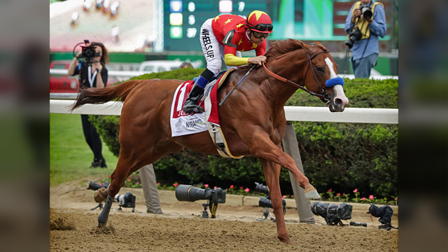 Justify Wins Belmont Stakes