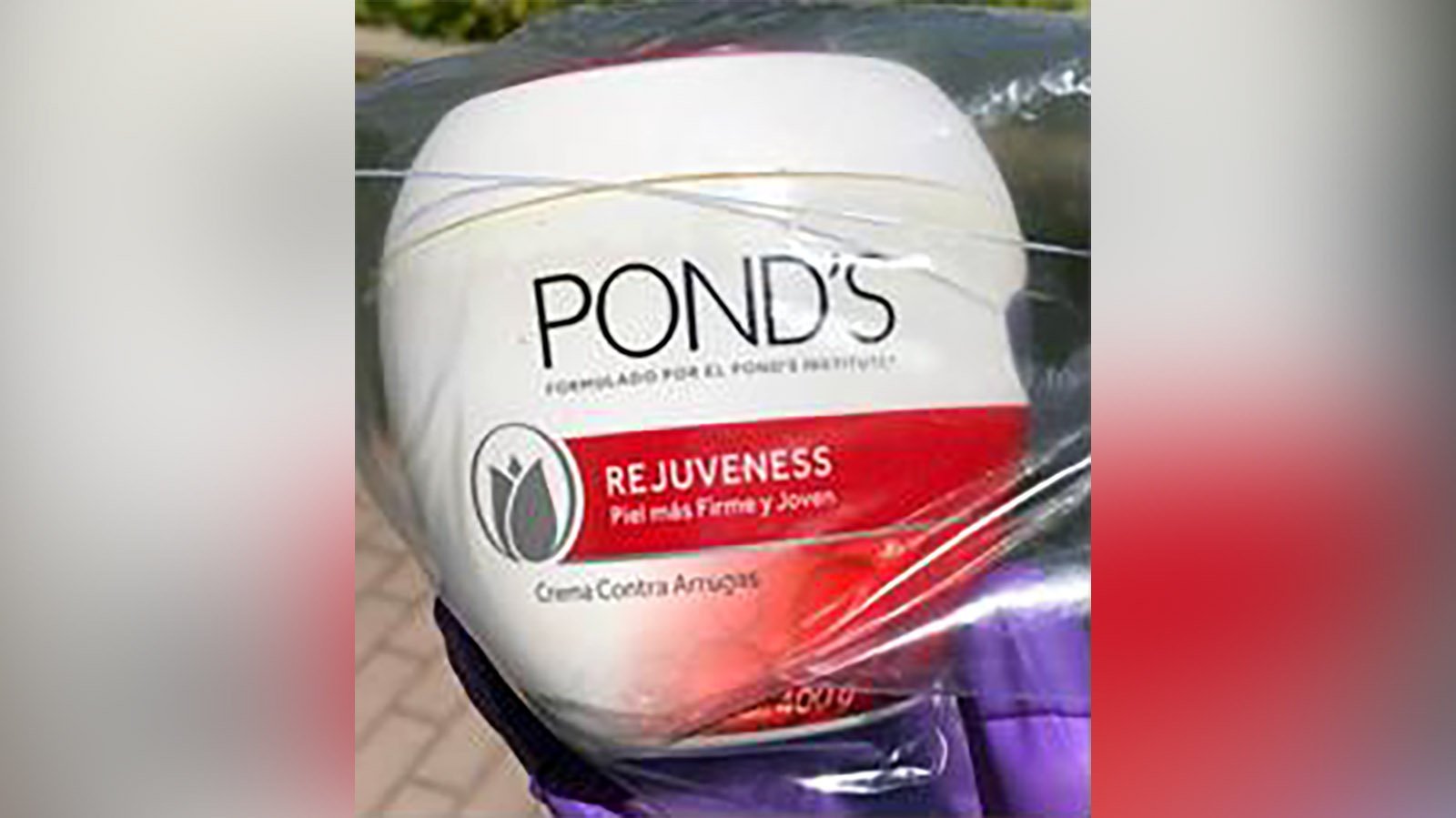Pond's-labeled skin cream tainted wit methylmercury. (Sacramento County Department of Health Services)