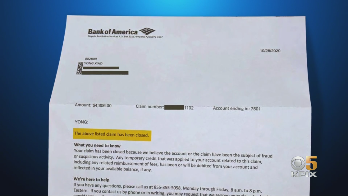 Victims Of EDD Debit Card Scam Fighting Bank Of America To Get Money Back - CBS San Francisco ...