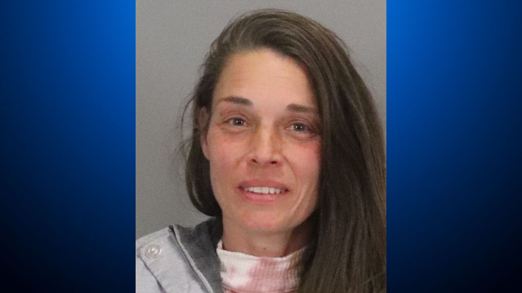 Sarah Ann Neal is accused of attacking a man over his nationality on January 22, 2021. (Palo Alto Police Department)