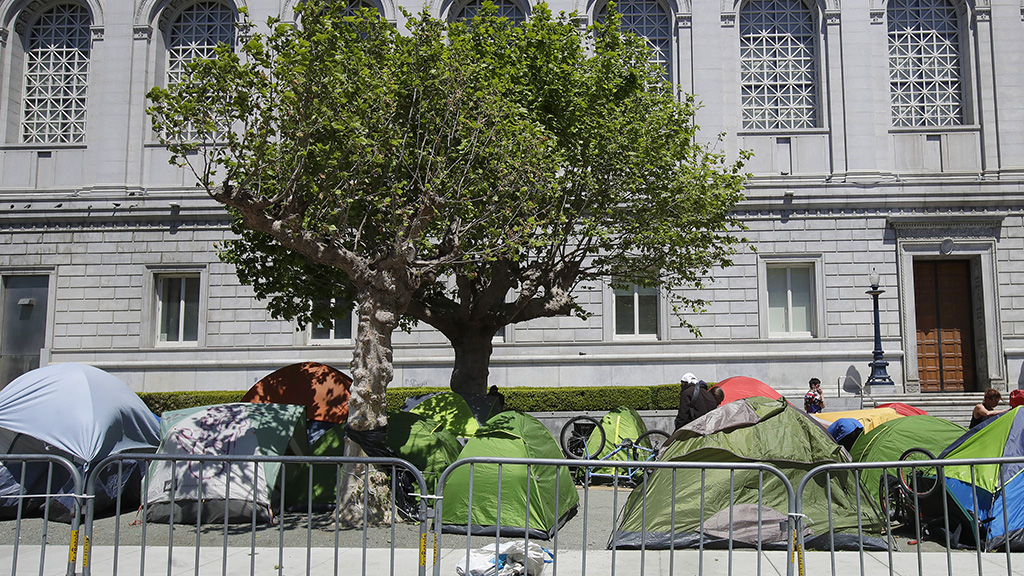 Homeless Tents in S.F.