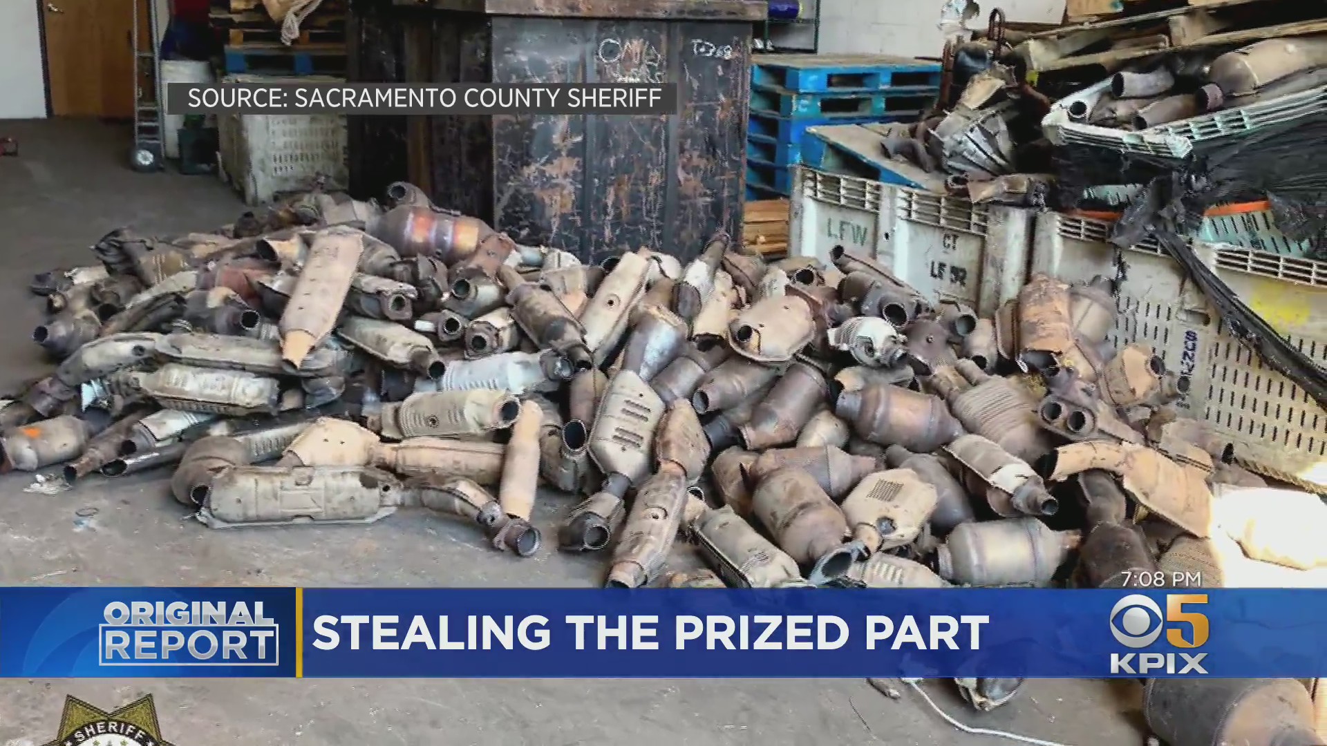 SAN FRANCISCO (KPIX 5) — Catalytic converters, the smog-reducing devices connected to the tailpipe under your car, are a prime target for thieve
