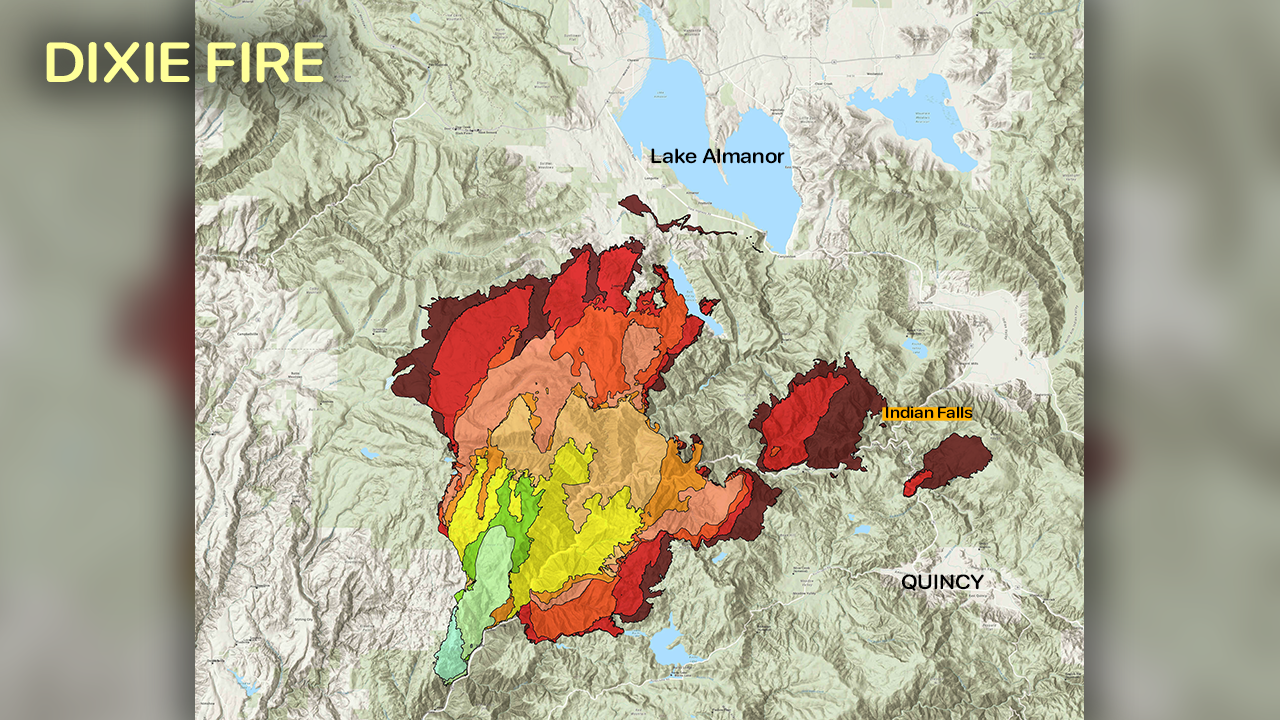 Dixie Fire Map July 24