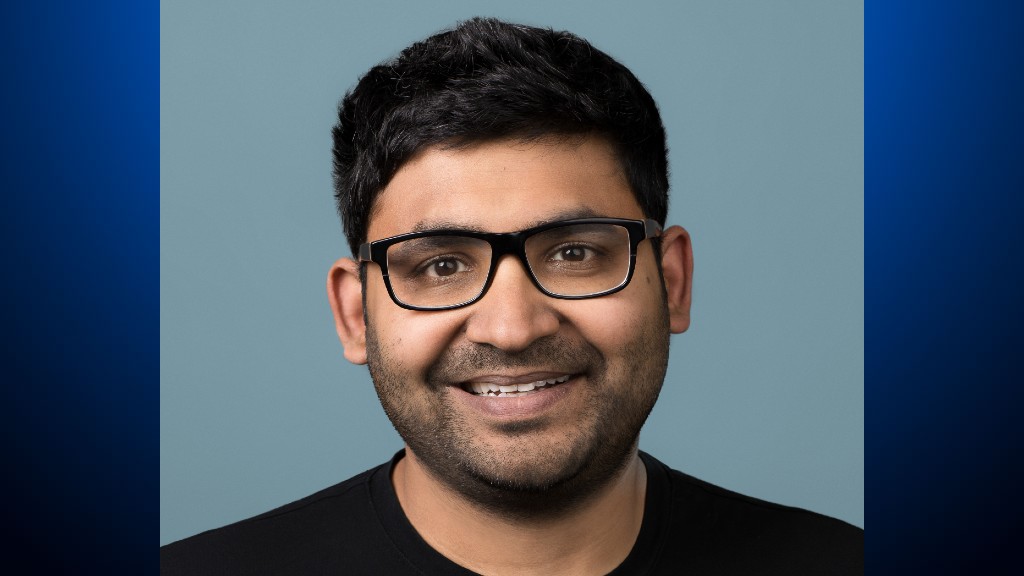 In this photo provided by Twitter, Parag Agrawal poses for a photo.  The newly appointed Twitter CEO Agrawal has emerged behind the scenes to take over one of Silicon Valley's most high-profile and politically unstable jobs.  (Ellian Raffoul / With permission from Twitter via AP)
