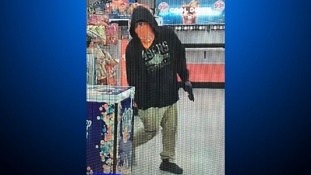 Suspect in armed robbery of convenience store on the 900 block of N. Cloverdale Boulevard on December 6, 2021. (Cloverdale Police Department)