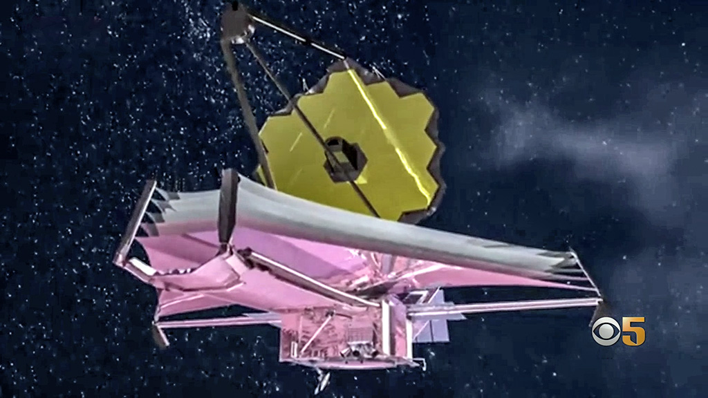 Télescope spatial James Webb.  (CBS)