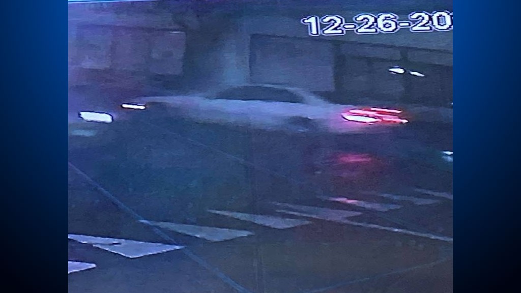 Surveillance photo of vehicle possibly connected to fatal hit-and-run on the 2900 block of Sonoma Blvd. in Vallejo on December 26, 2021. (Vallejo Police Department)