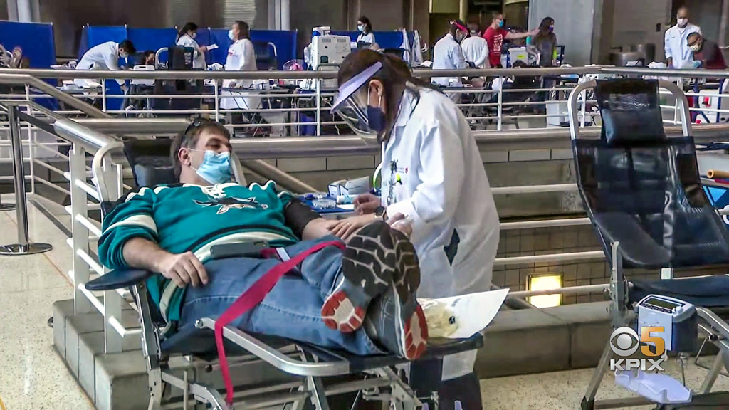 San Jose Sharks Team Up With Stanford Blood Center to Lure New Donors