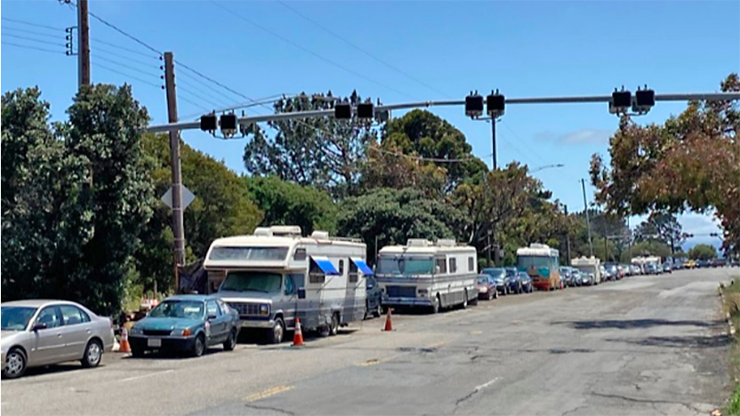 San Francisco Bayview County Vehicle Residents