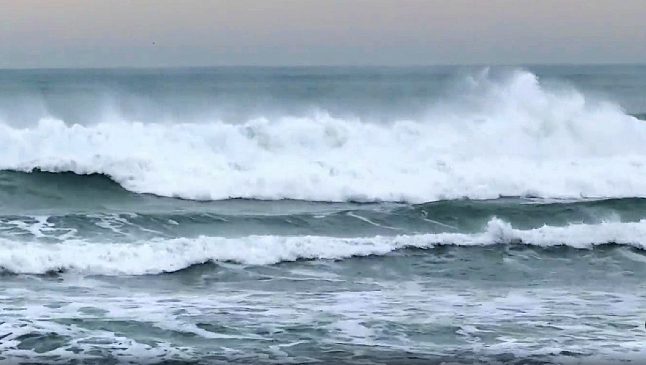 Aleutian Storm Kicks Up Dangerous Surf Conditions On Bay Area Beaches