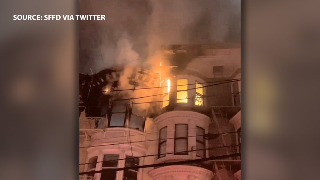 Man Suffers Smoke Inhalation in San Francisco 2-Alarm Apartment Fire